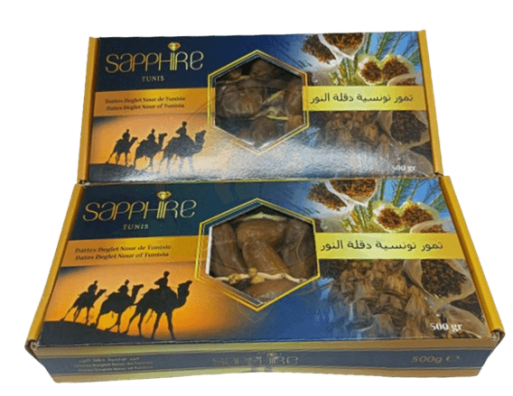 Kurma Tunis Tangkai Shapire Pack 500 gram yais jogja yogyakarta grosir